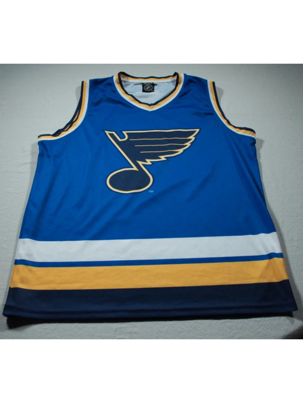 St. Louis Blues Hockey Tank Top Shirt Calhoun L NHL